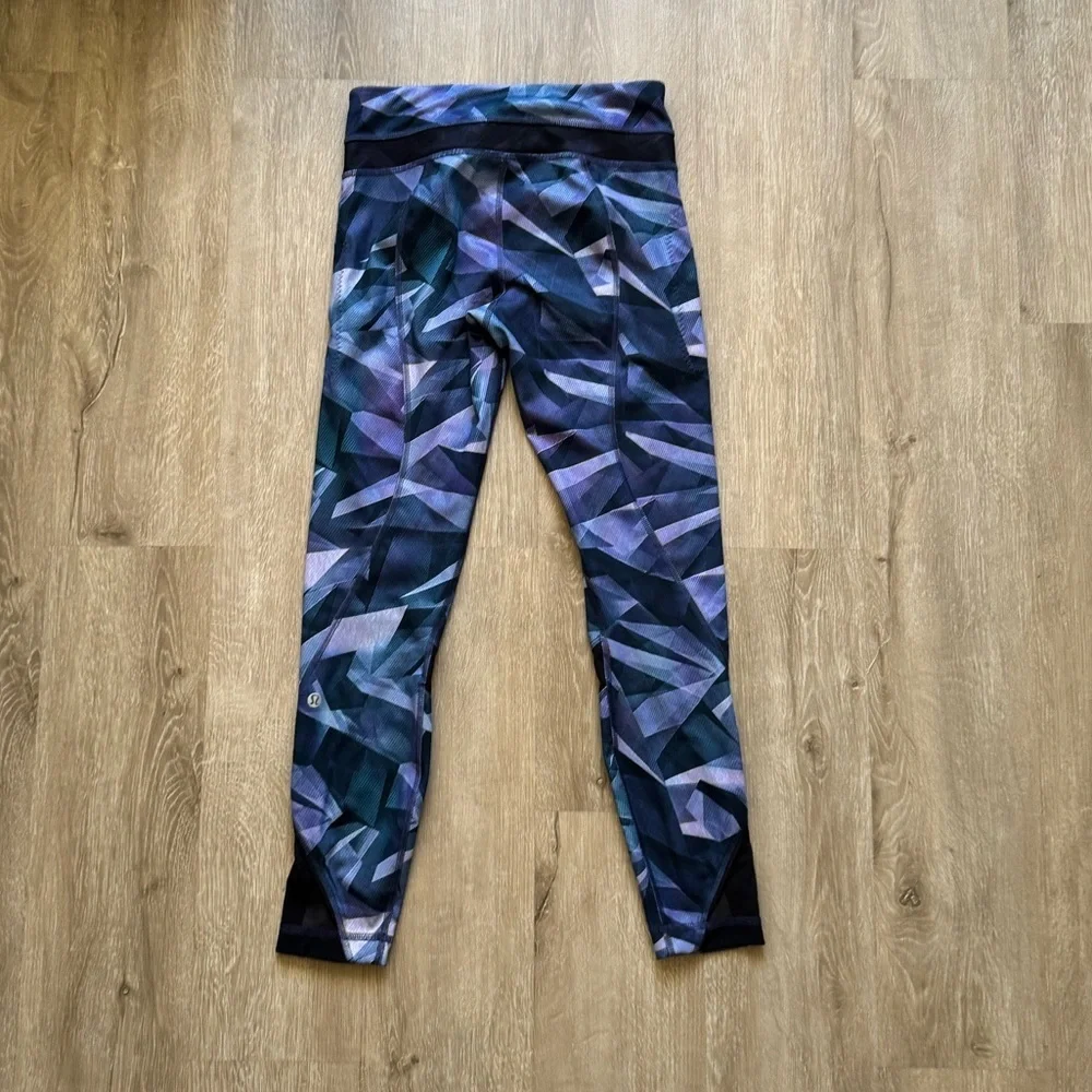 Lululemon Speed Crop In Pretty Prism Multi Black 4